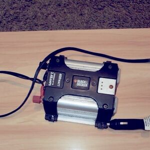 Black & Decker Portable Power Converter - Black and Silver